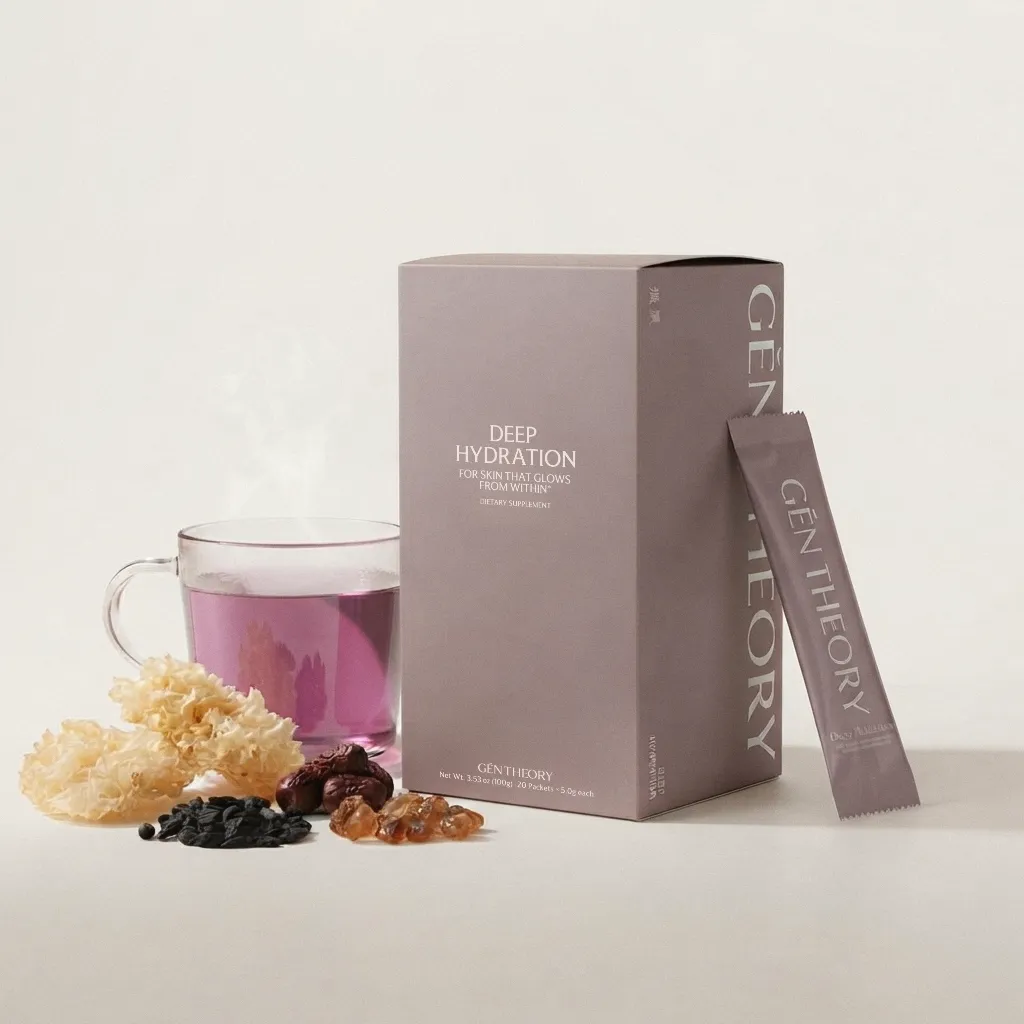Deep Hydration box with tremella, red jujube, black goji and peach gum